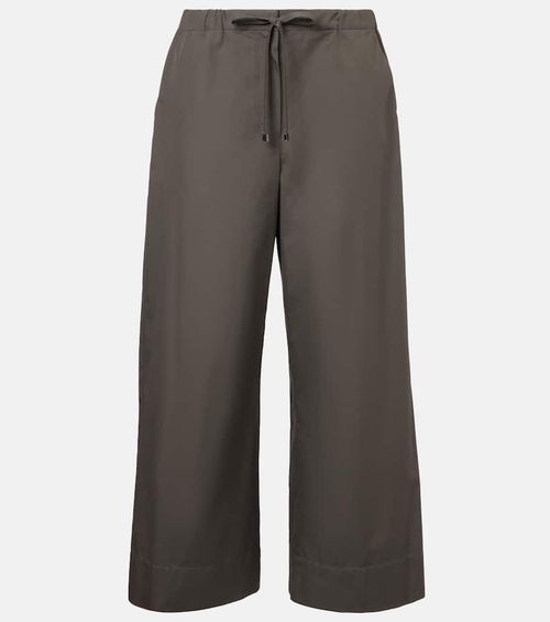 Auero cotton wide-leg pants