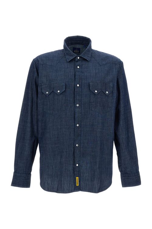 Dark Blue Solid Shirts