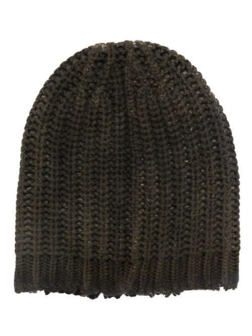 Corn Cob Stitch Hat With Destroyed Effect