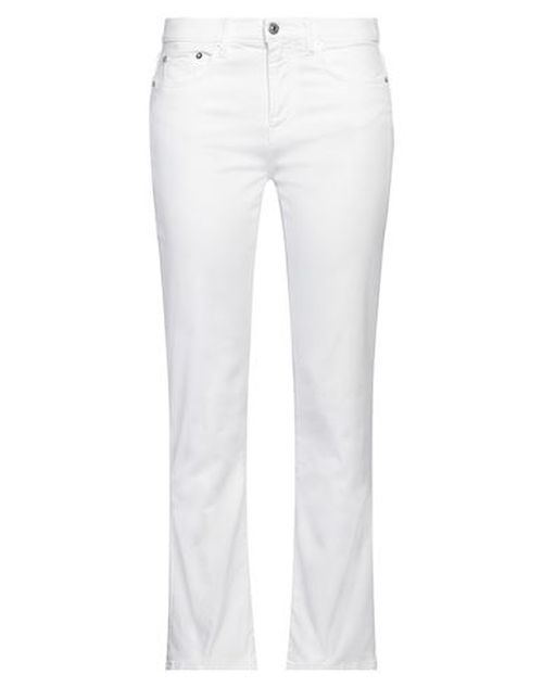Roÿ Roger's Woman Pants White Size 25 Cotton, Lyocell, Elastane