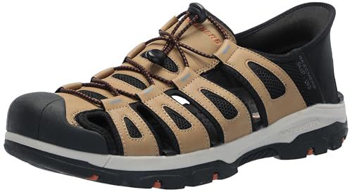 Skechers USA Men's Men's Tresmen-Norvick 205187 Enclosed Slip-Ins Fisherman Sandal