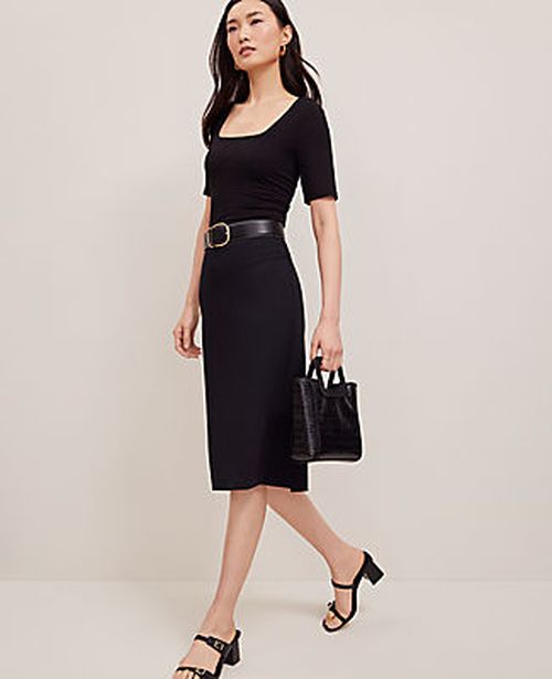 Ann Taylor Ponte Pencil Skirt