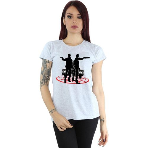 Sam And Dean Silhouette Cotton T-Shirt