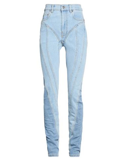 Woman Jeans Blue Size 2 Cotton, Elastane