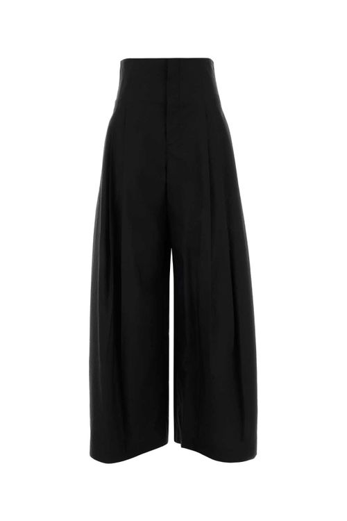 Palazzo Trousers — Black