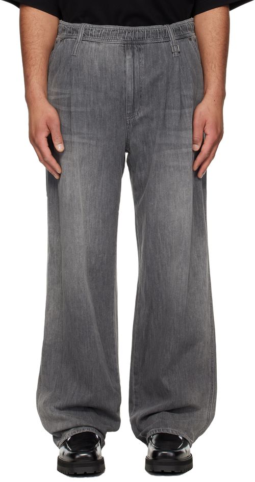 Black Lightweight Banding Jeans