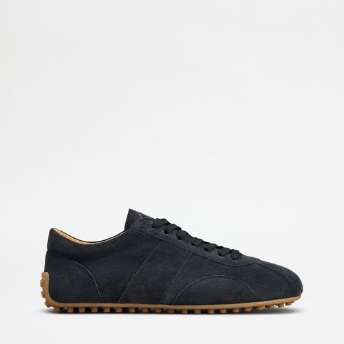 Tods Tod's - T Marathon Sneakers in Suede, BLUE, - Shoe