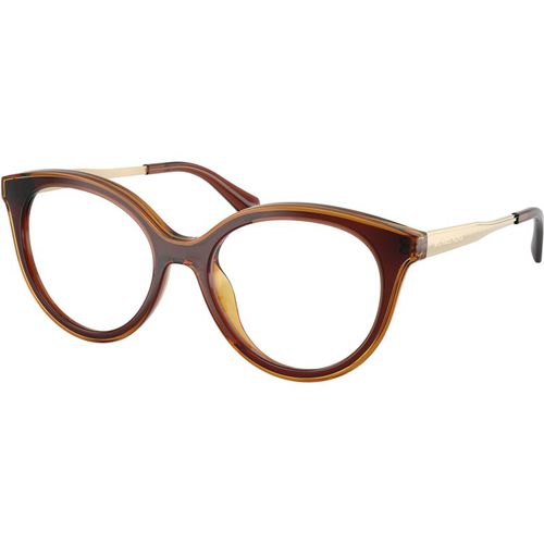 Michael Kors Mujer Michael Kors MK4184U SITGES 3113 Monturas ópticas Inyectado Marrón Transparente Redonda Norma