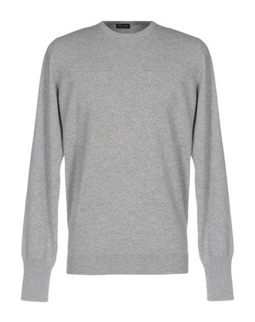 Man Sweater Grey Size 42 Cashmere