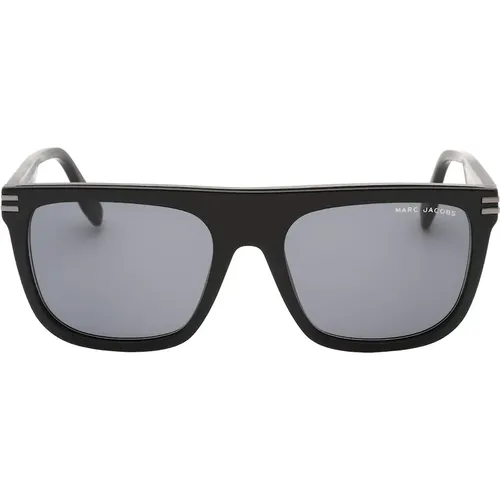 Men's Marc Jacobs Grey Lens Black Sunglasses - Size: ONE size