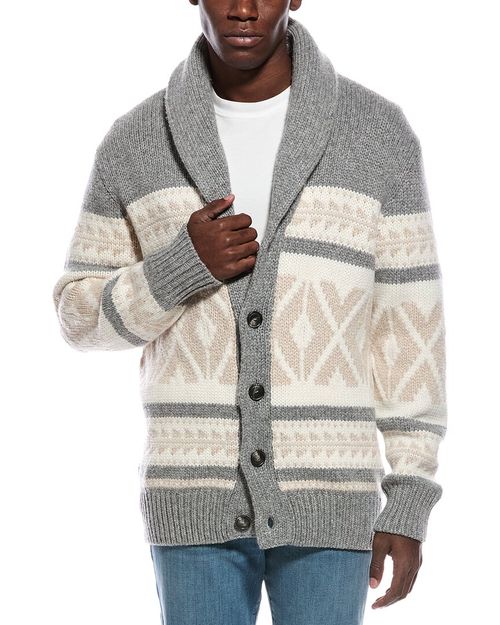 Cashmere Shawl Collar Cardigan
