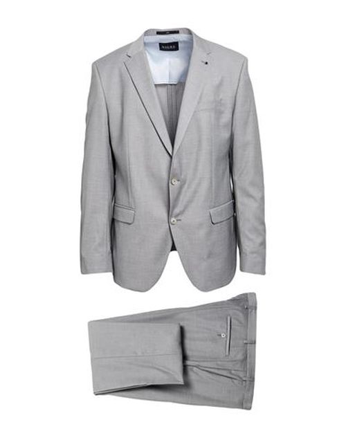 Man Suit Light grey Size 38 Polyester, Viscose, Elastane