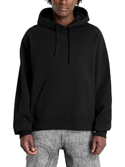 Printed hoodie - Black
