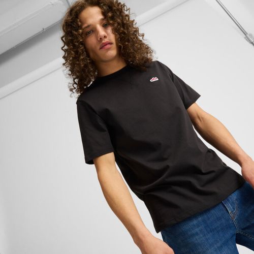 PUMA Suede Logo Men's T-Shirt in Black
