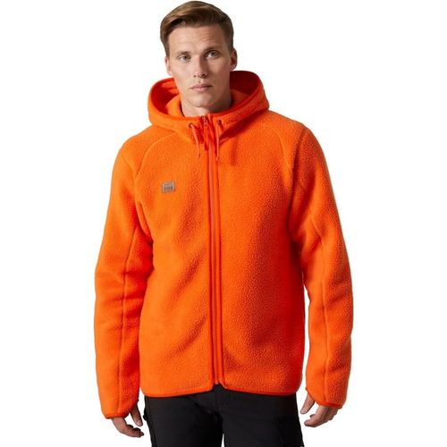 Helly Hansen Workwear Heritage Pile Hoodie Men's Orange Fleece Jacket
