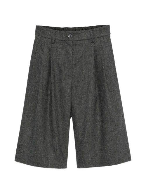 Flannel Shorts — Charcoal