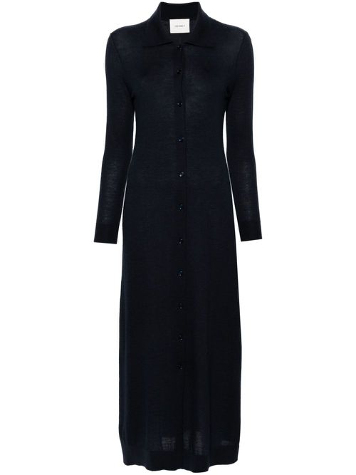 Erika cashmere maxi dress - Blue