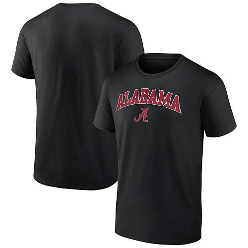 Men's Fanatics Black Alabama Crimson Tide Campus T-Shirt - XL