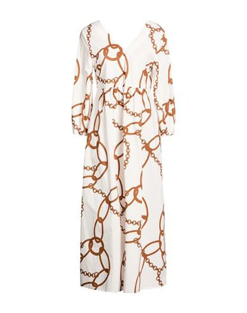 Woman Maxi dress White Size XS Cotton