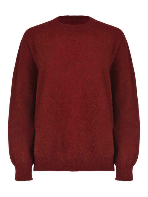 Vanis Sweater Made Of Red Raccoon