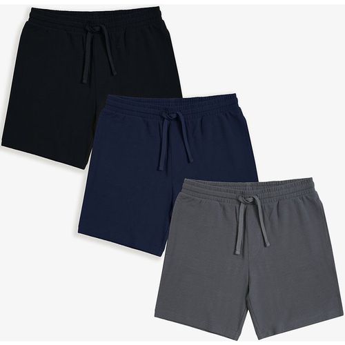 3-Pack Waffle Texture Lounge Shorts