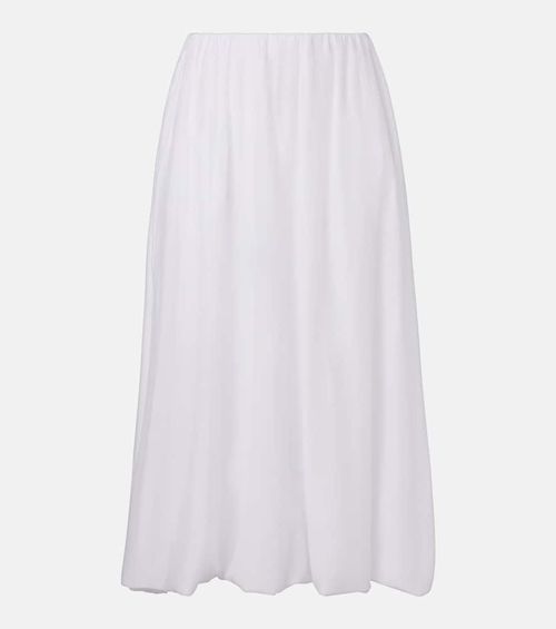 Ines cotton and silk voile maxi skirt