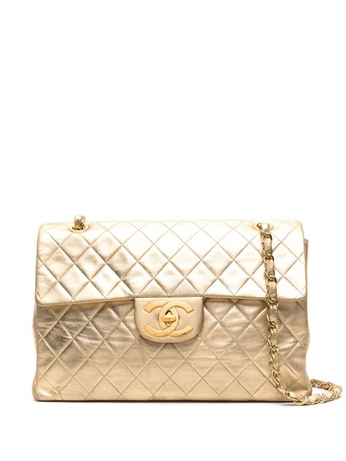 1991 Jumbo Classic Flap shoulder bag - Gold