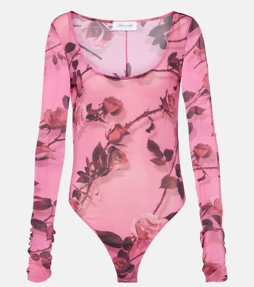 Floral printed bodysuit