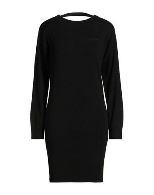 Woman Mini dress Black Size S Acrylic, Virgin Wool