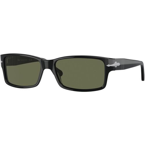 Persol Man Persol PO2803S 95/58 Sunglasses Acetate Black Green Squared Polarized