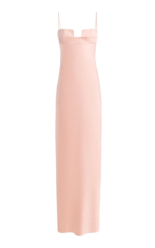 Exclusive Square Bra Satin Maxi Dress - Moda Operandi