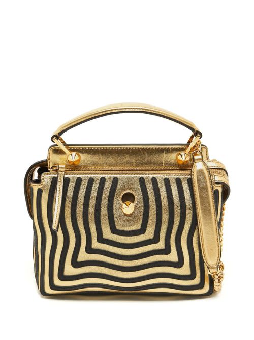 2017 small Dotcom two-way bag - Gold