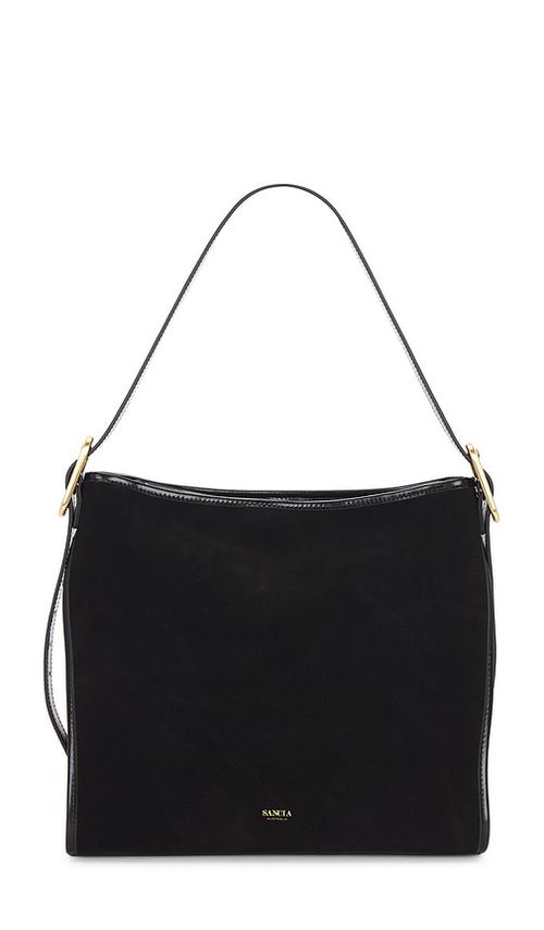 Sancia The Moretto Shoulder Bag in Black