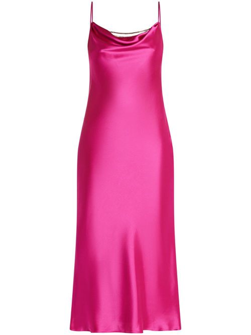 Cowl neck slip dress - Pink