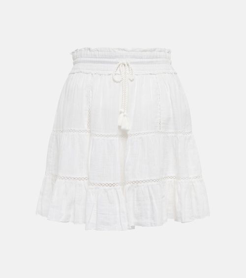 Marant Etoile Lioline cotton and linen-blend miniskirt