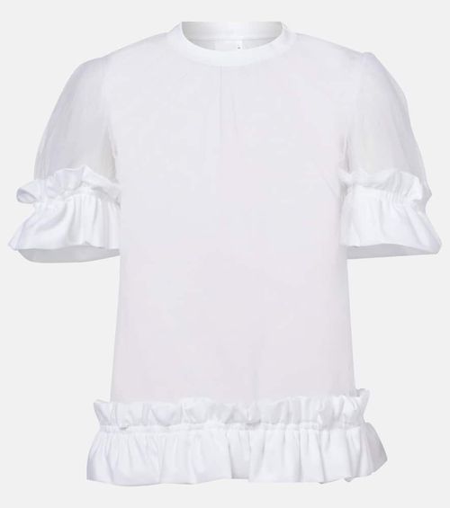 Sheer tulle top