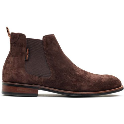 Simon Carter Mens Trex Chelsea Boots - Brown Suede