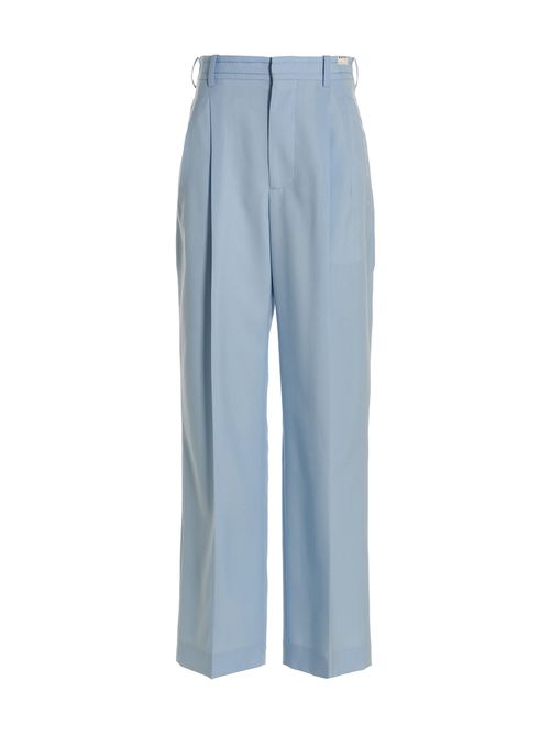 Front Pleat Wool Trousers