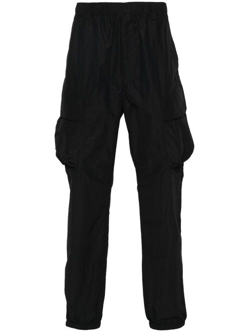 Edmund shell tapered trousers - Black