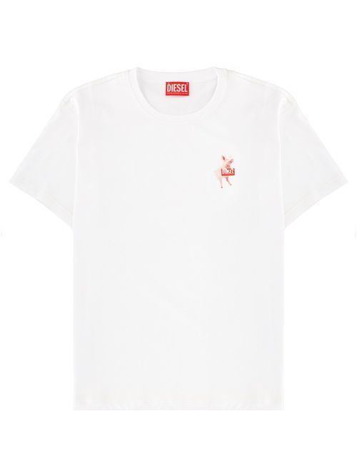 T-shirt in cotone con stampa logo