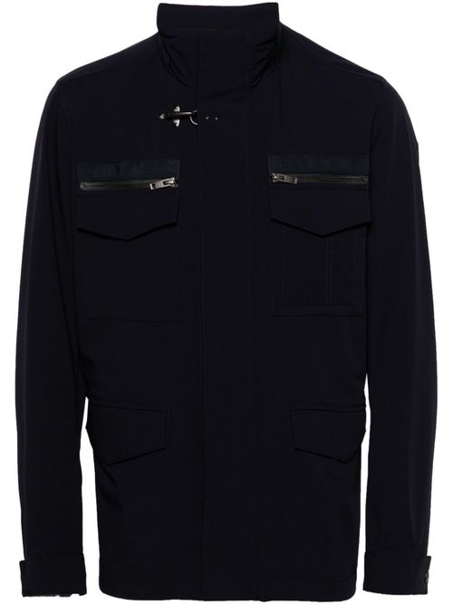 Field stretch shirt jacket - Blue