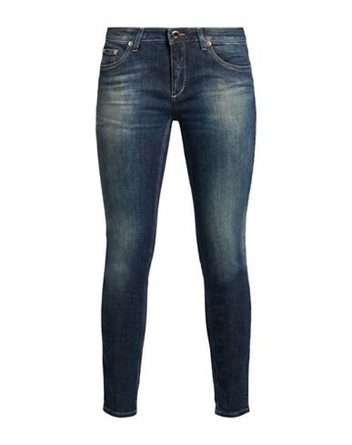 Woman Jeans Blue Size 30 Cotton, Elastane