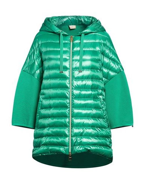 Woman Puffer Green Size 10 Cotton