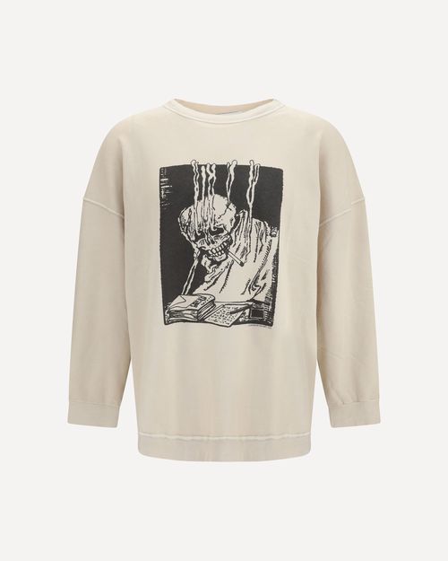 Angry fan mail oversized graphic Sweatshirt Male 50
