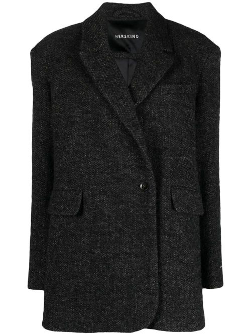 Wilma double-breasted coat - Grey