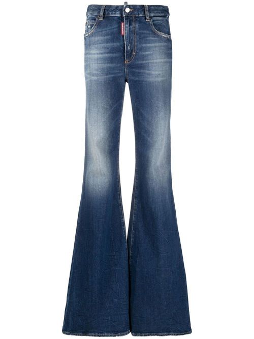 Flared denim jeans - Blue