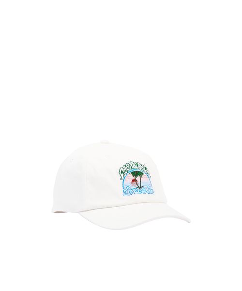 Embroidered-logo baseball cap