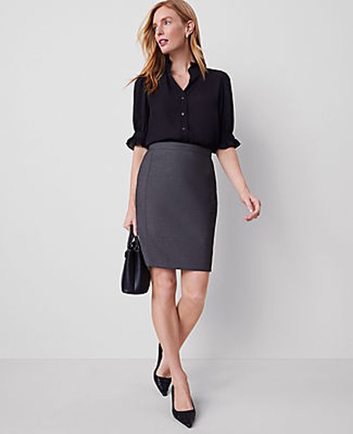 Ann Taylor The Pencil Skirt in Bi-Stretch