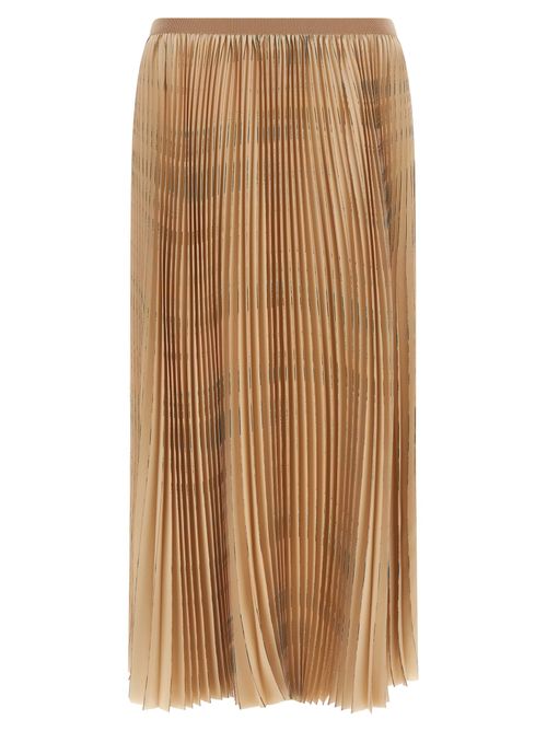 Pleated Skirt — Champagne