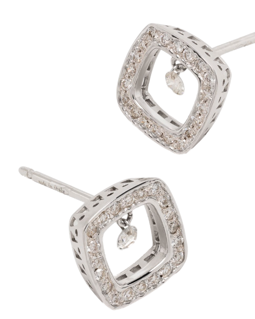 Stud Earrings — White